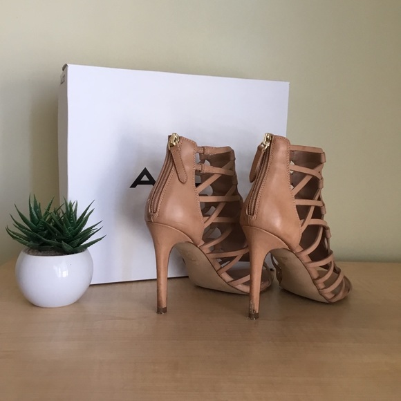 Aldo | Sexy Tan/Nude Strappy Heel Sandals 💋 - Picture 3 of 4